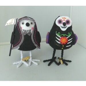 Target Halloween Bird Duo 2024 Hoodie Grim Reaper & 2019 Viajero Day of the Dead